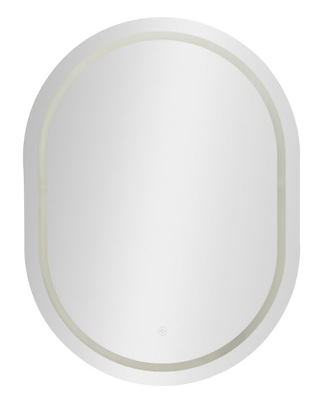 SPECCHIO DA MURO LED SIMPLE OVALE CM 60X3