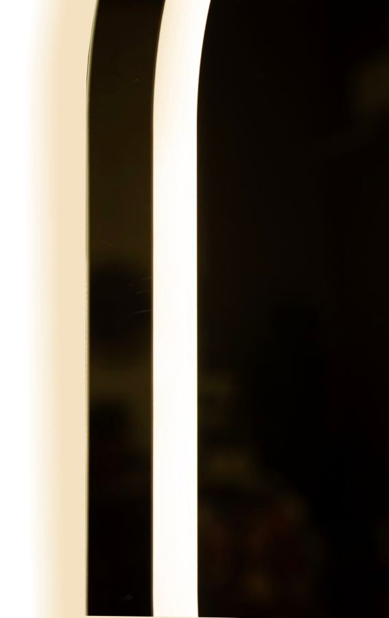 SPECCHIO DA MURO LED SIMPLE OVALE (LUCE CON 3 TEMPERATURE DI COLORE) - FERRETTI