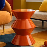 TAVOLINETTO IN METALLO ZAG ORANGE - FERRETTI