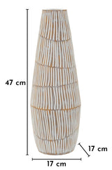 VASO RESINA HANOI CM Ø 17X47 - FERRETTI