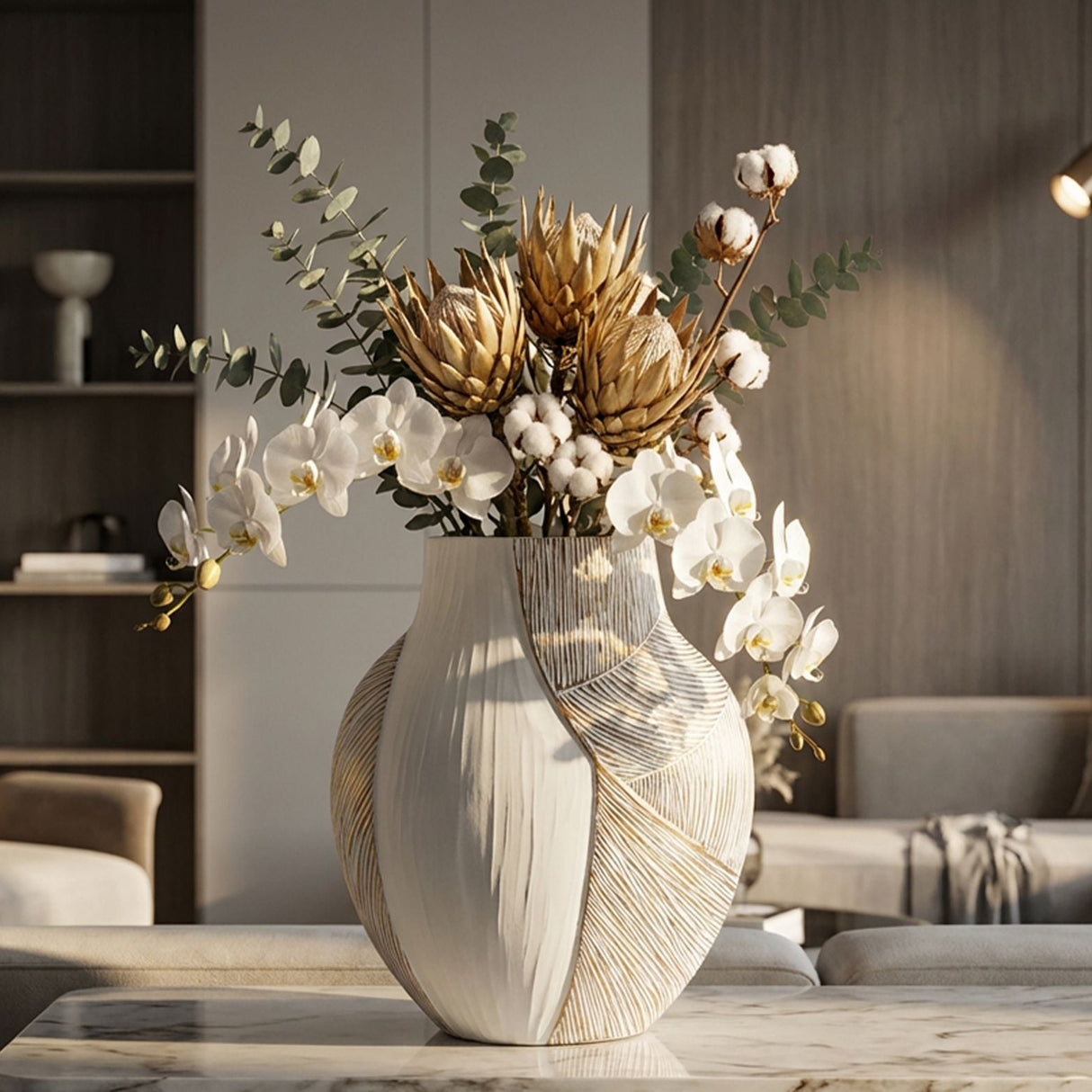 VASO RESINA HO CHI MINH CM 35X13,5X37,5 - FERRETTI