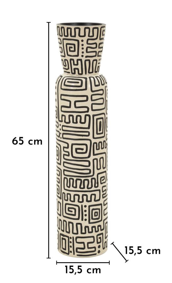 VASO RESINA NAIROBI CM Ø 15,5X65 - FERRETTI
