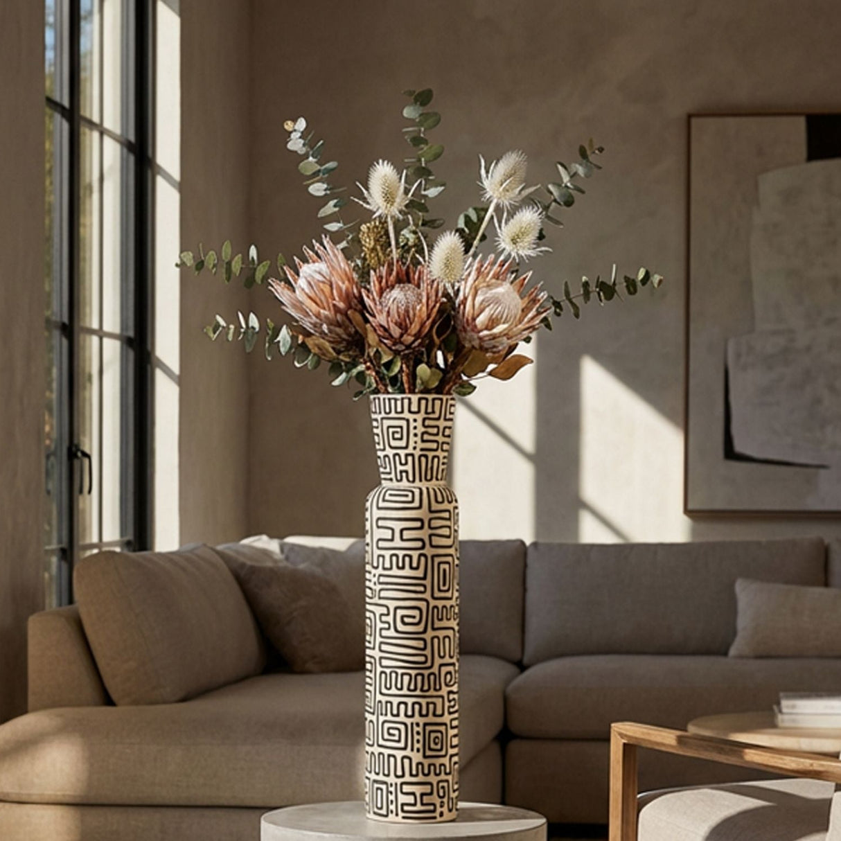 VASO RESINA NAIROBI CM Ø 15,5X65 - FERRETTI