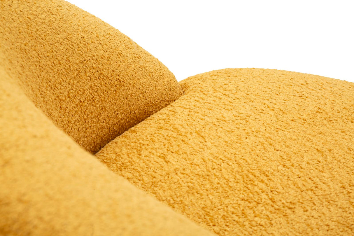 POLTRONA GINEVRA SENAPE CM 81X78X64