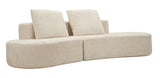 DIVANO ISLAND BIANCO CM 238X92X78 (COMPRESSO)