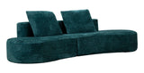 DIVANO ISLAND PETROLIO CM 238X92X78 (COMPRESSO)