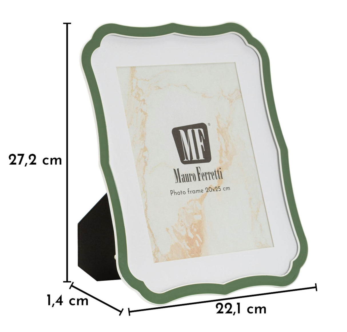 CORNICE MARGOT VERDE CM 22,1X1,4X27,2 - FERRETTI