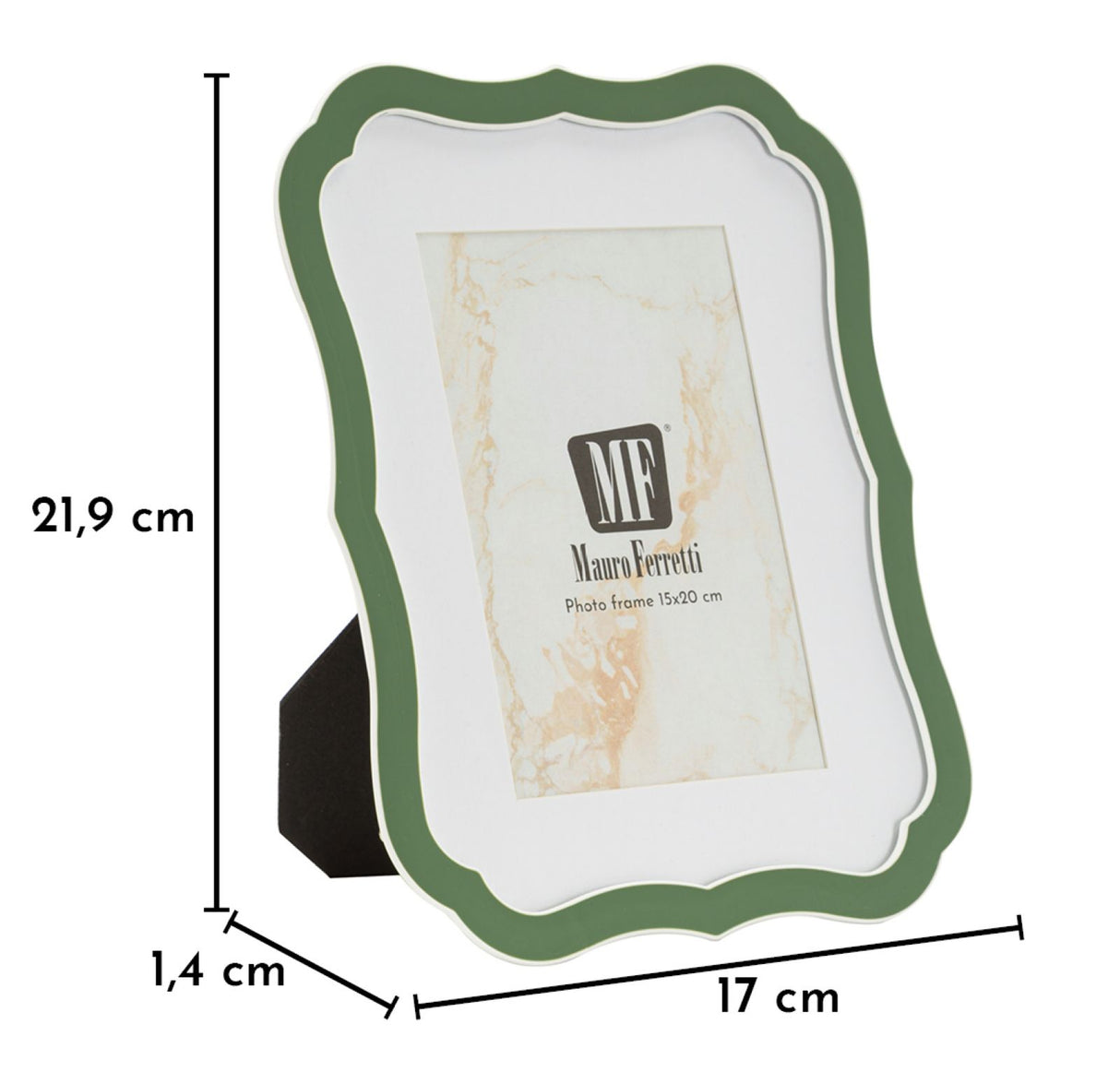 CORNICE MARGOT VERDE CM 17X1,4X21,9 - FERRETTI