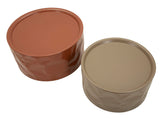 TAVOLINI DA CAFFE' NORIMBERGA COPPIA CM Ø 62X30-51X26 - FERRETTI