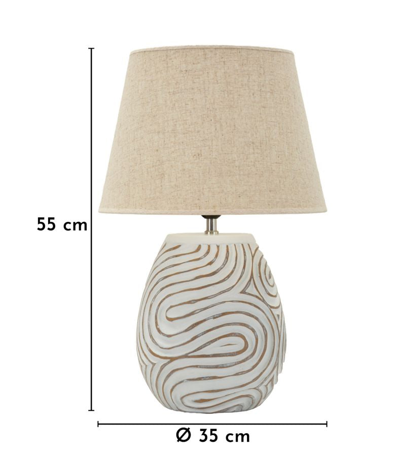 LAMPADA DA TAVOLO RESINA OBLIX - FERRETTI