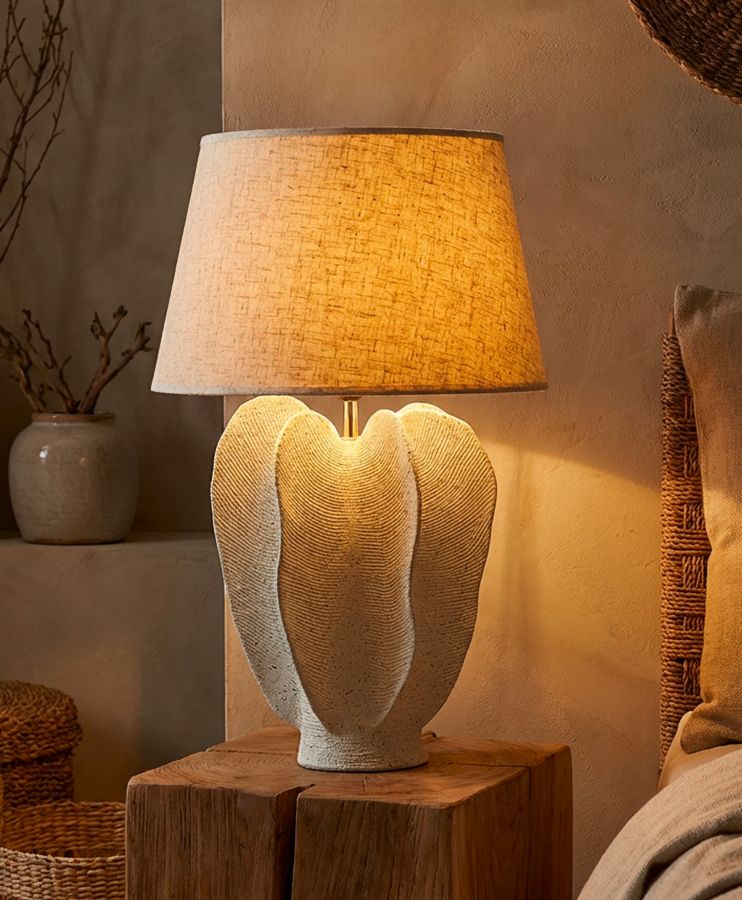 LAMPADA DA TAVOLO RESINA ESTER CM Ø 40X63