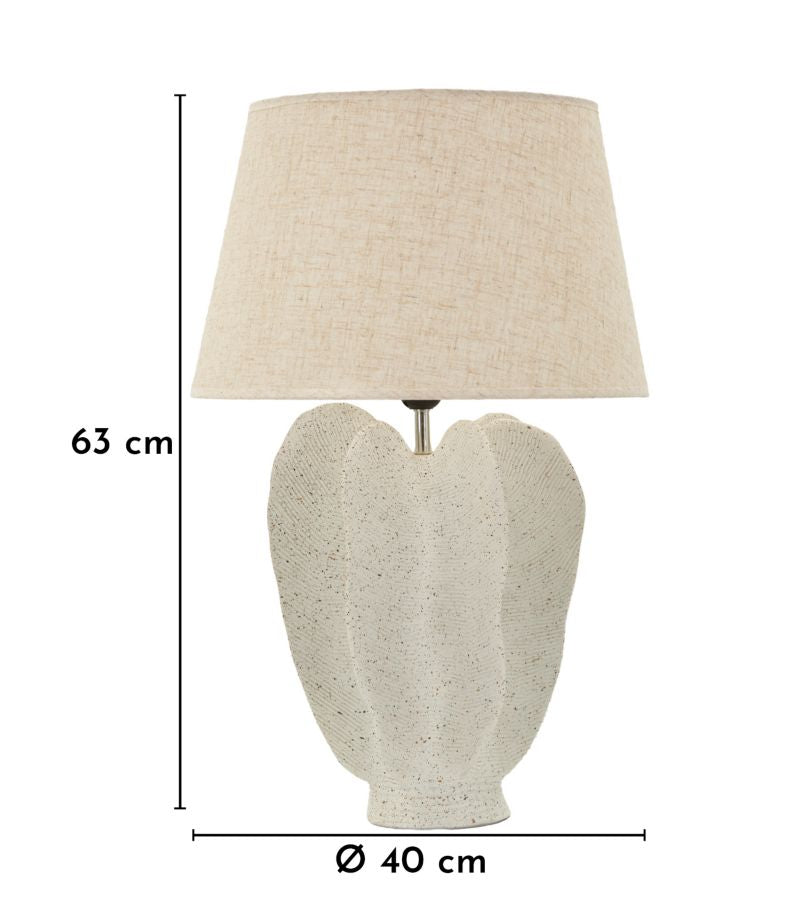 LAMPADA DA TAVOLO RESINA ESTER CM Ø 40X63