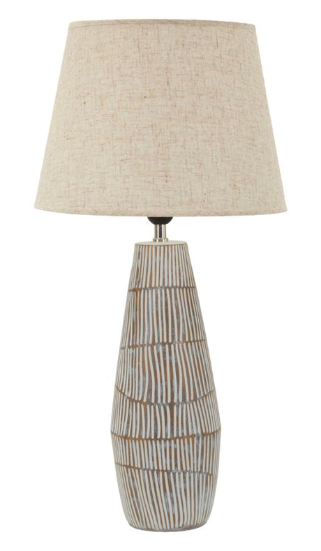 LAMPADA DA TAVOLO RESINA HANOI CM Ø 35X69