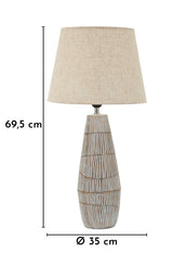LAMPADA DA TAVOLO RESINA HANOI - FERRETTI