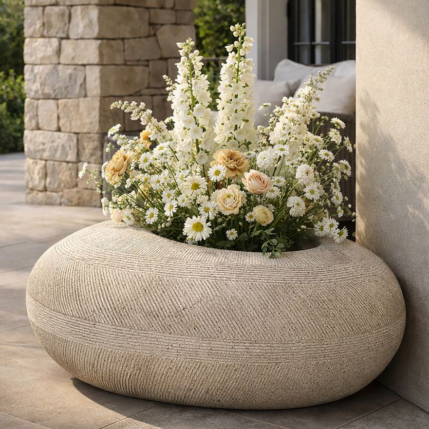 P/VASO DA ESTERNO STONE CM 78,5X56X33,5 - FERRETTI
