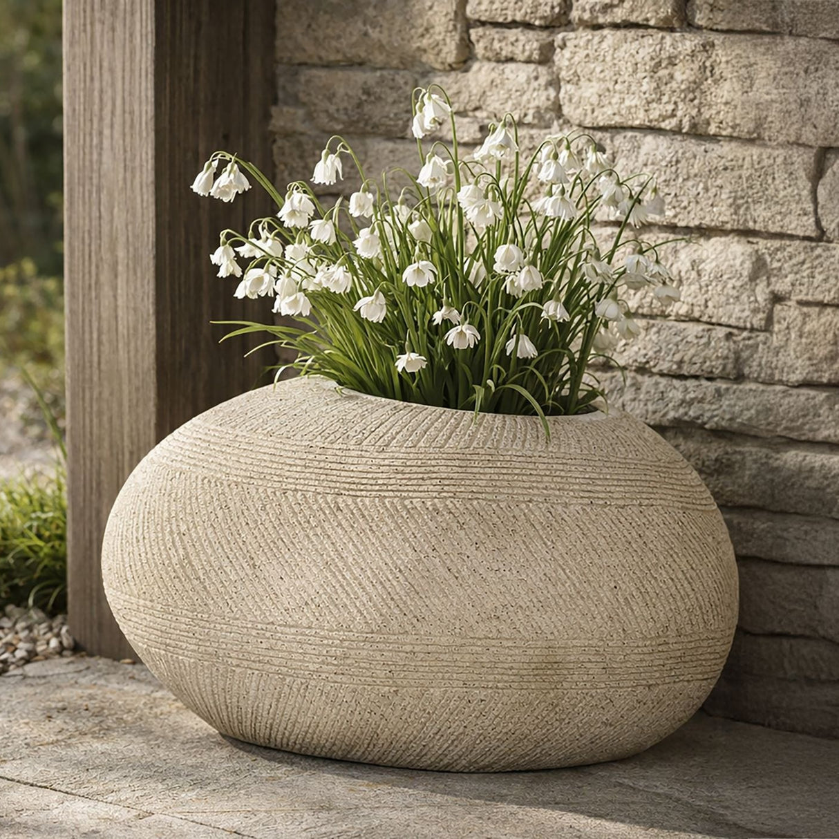 P/VASO DA ESTERNO STONE CM 54,5X42,5X30 - FERRETTI