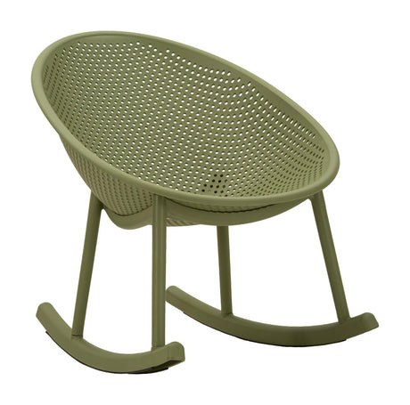 SEDIA A DONDOLO IBIZA VERDE CM 66X88X80 (ALTEZZA SEDUTA CM 38)