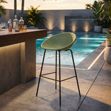SGABELLO BAR IBIZA VERDE SET 2 PZ - FERRETTI