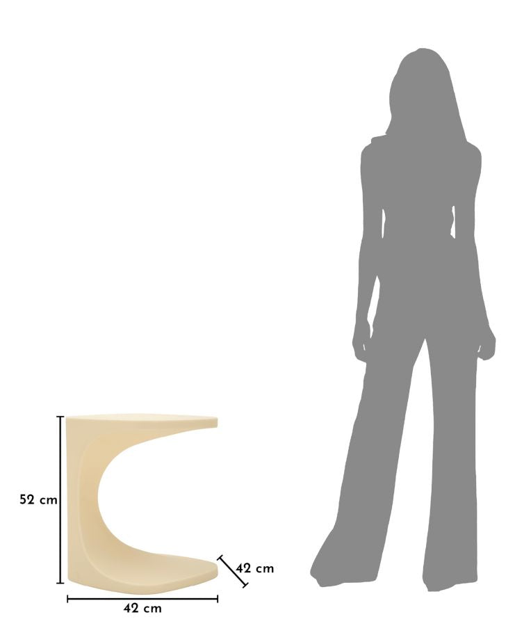 TAVOLINETTO IBIZA BIANCO - FERRETTI