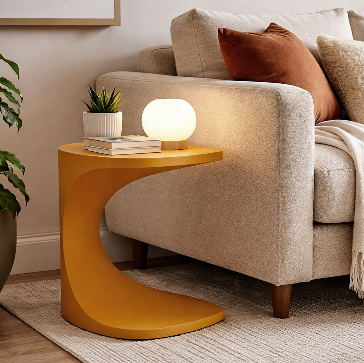 TAVOLINETTO IBIZA SENAPE - FERRETTI