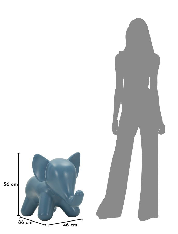 SGABELLO ELEPHANT BLU - FERRETTI