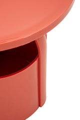 TAVOLINETTO P/GIORNALI IRIS ROSSO - FERRETTI