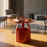 TAVOLINETTO P/GIORNALI IRIS ROSSO - FERRETTI