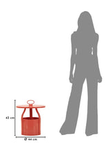 TAVOLINETTO P/GIORNALI IRIS ROSSO - FERRETTI