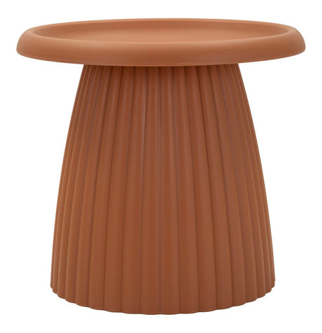 TAVOLINETTO GEAX ROSSO CM Ø 50X45