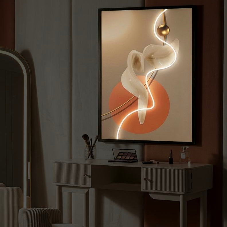 STAMPA C/LED SU TELA ABSTRACT -A- FERRETTI