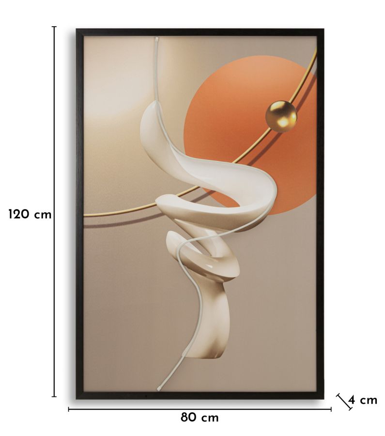 STAMPA C/LED SU TELA ABSTRACT -B- FERRETTI