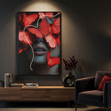 STAMPA C/LED SU TELA BUTTERFLIES (APPLICAZIONE 3D ACRILICO) - FERRETTI