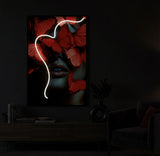 STAMPA C/LED SU TELA BUTTERFLIES (APPLICAZIONE 3D ACRILICO) - FERRETTI