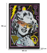 STAMPA C/LED SU TELA MARILIN (APPLICAZIONE 3D ACRILICO) - FERRETTI