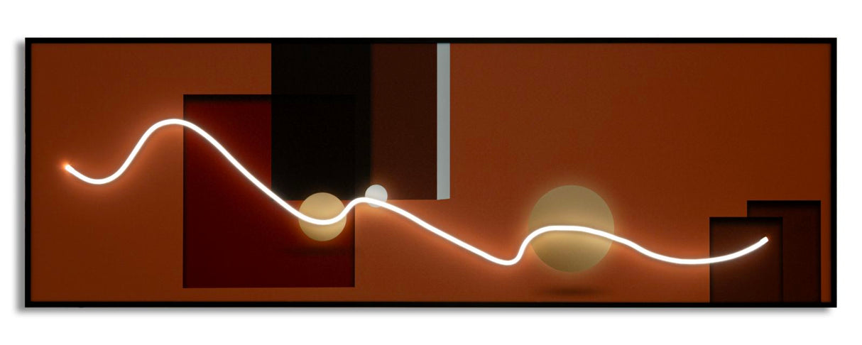 STAMPA C/LED SU TELA ABSTRACT - FERRETTI