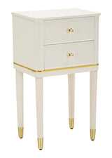 COMODINO CAMILLE BIANCO CM 40X30X71