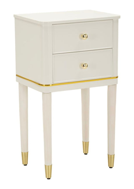COMODINO CAMILLE BIANCO CM 40X30X71