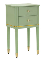 COMODINO CAMILLE VERDE CM 40X30X71