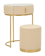 COMODINO/TOLETTA C/PUFF POK CM Ø 52X70 - Ø 36X39