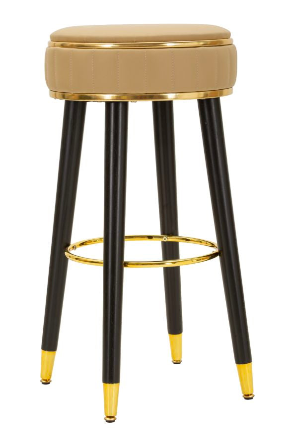 SGABELLO BAR LONDON MARRONE CM Ø 38X74