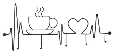 APP/ABITI DA MURO BREAKFAST NERO CM 60X3