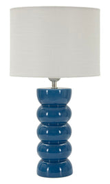 LAMPADA DA TAVOLO TORR BLU CM Ø 25X46