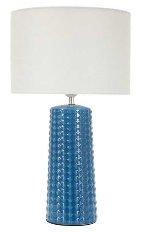 LAMPADA DA TAVOLO GLISS BLU CM Ø 30X52