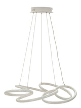 LAMPADARIO LED GLOVY BIANCO CM Ø 55X120 (LUCE CON 3 TEMPERATURE DI COLORE)