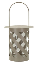 LANTERNA SATURNO TORTORA TWIST CM Ø 23X43