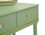 TOLETTA CAMILLE CON SPECCHIO E SGABELLO VERDE - FERRETTI