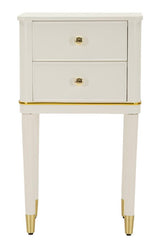 COMODINO CAMILLE BIANCO - FERRETTI