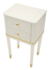 COMODINO CAMILLE BIANCO - FERRETTI