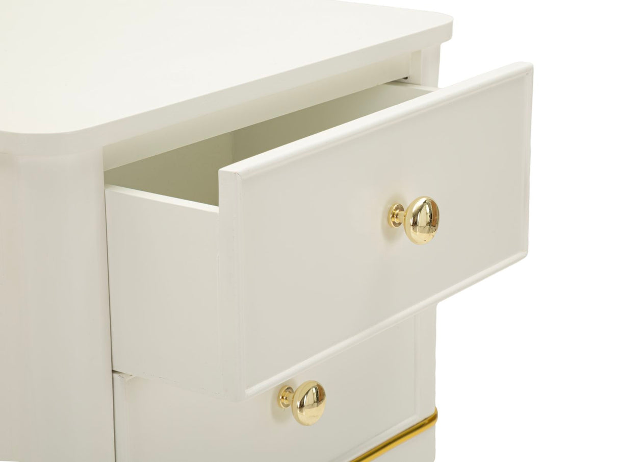 COMODINO CAMILLE BIANCO - FERRETTI