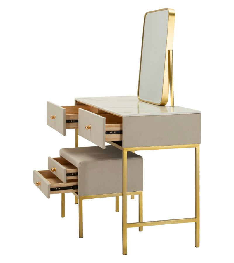 TOELETTA LUXURY C/SPECCHIO E SGABELLO - FERRETTI